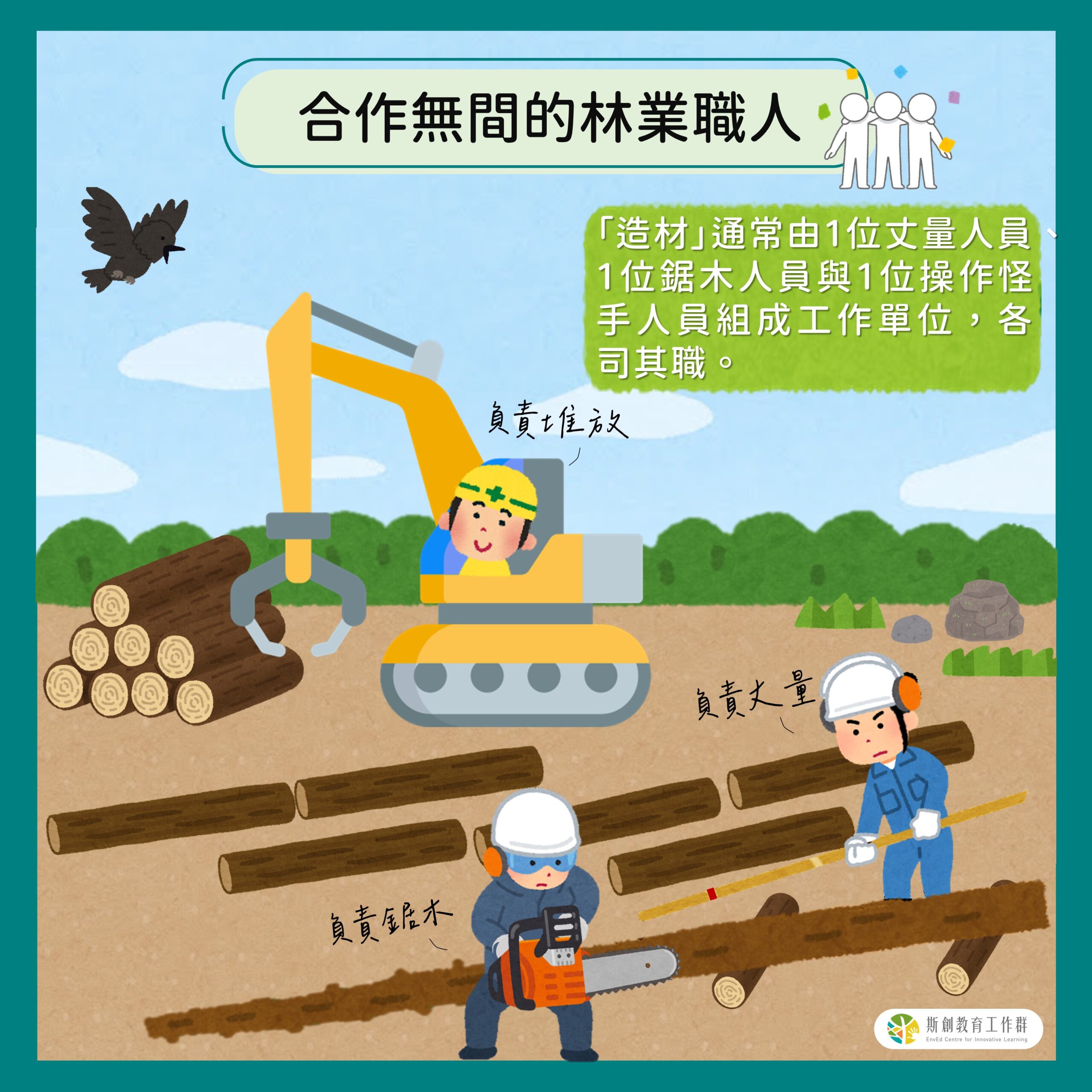 原木的分類帽～造材